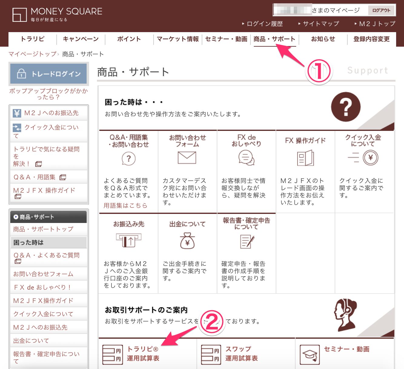 らくトラ運用試算表