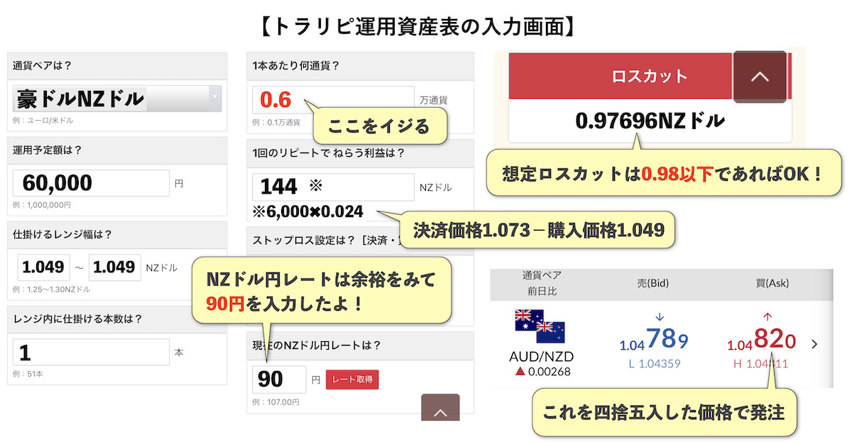 運用試算表30万円